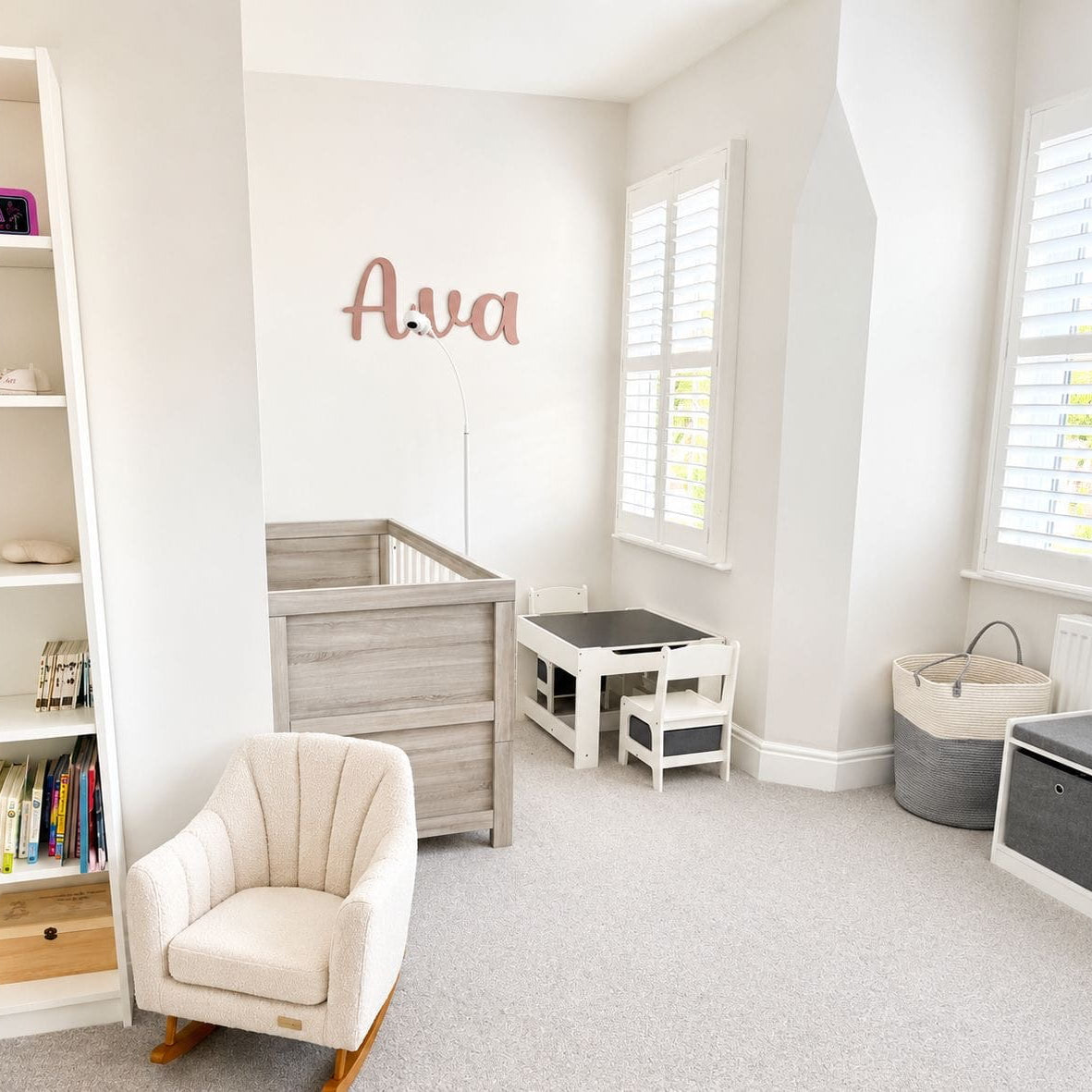 laser cut nursery name sign